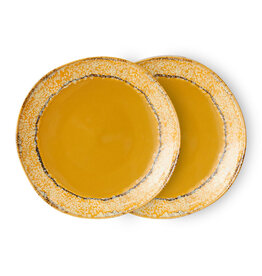 HKliving Hkliving 70s ceramics Side Plate Paradise - set van 2