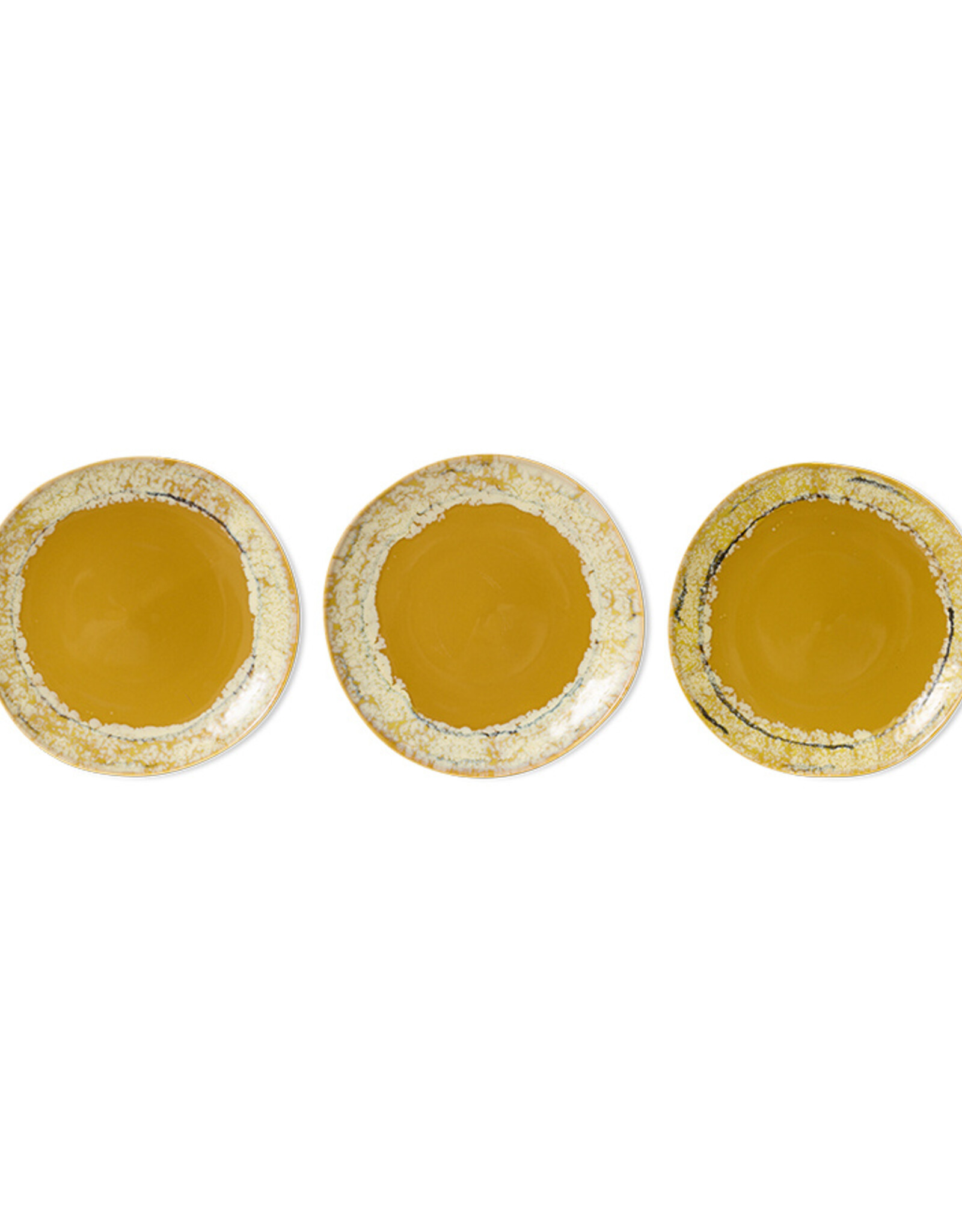 HKliving Hkliving 70s ceramics side plates paradise - set van 2