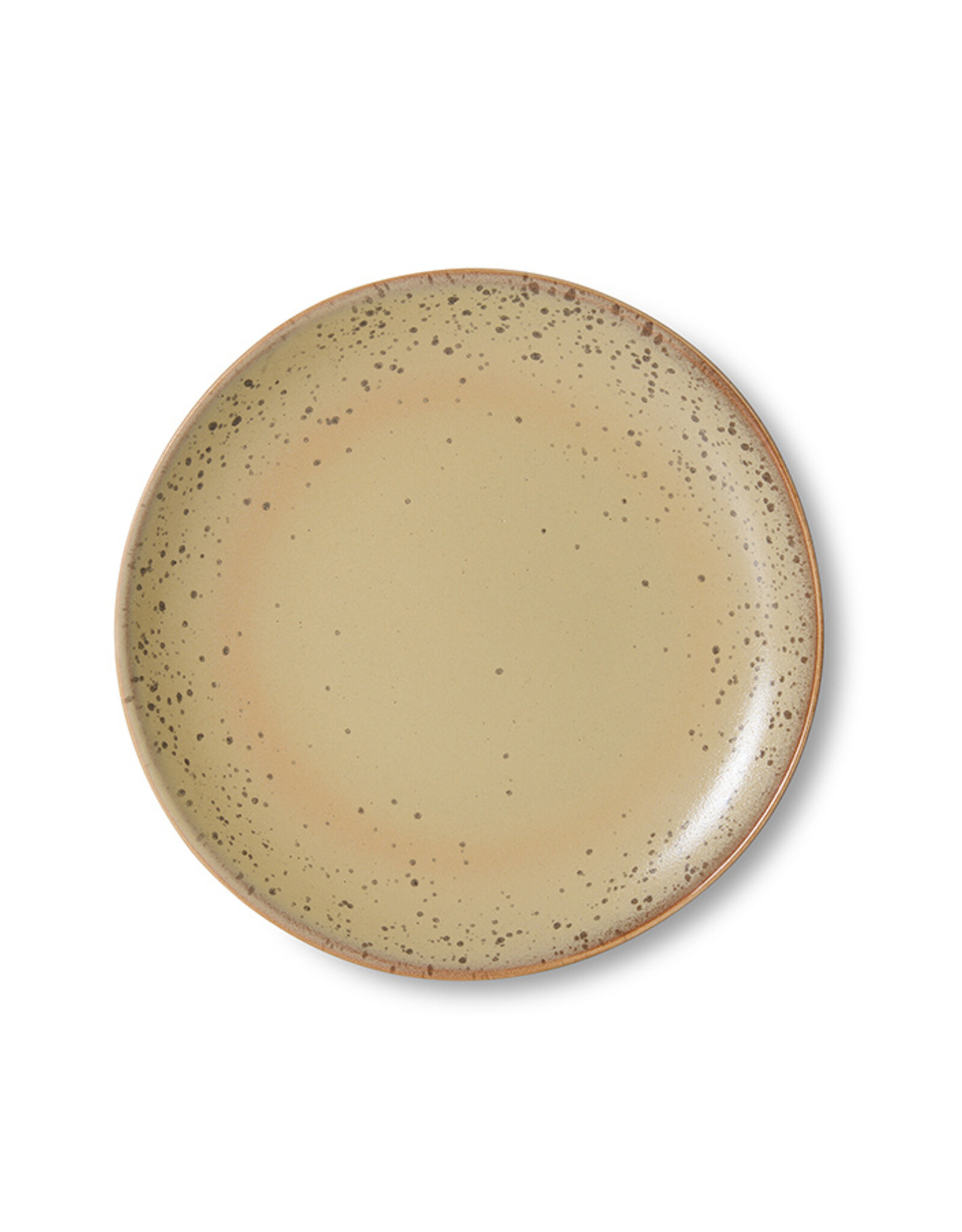 HKliving HKliving 70's Ceramic Side Plate Grit - set van 2