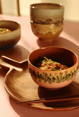 HKliving HKliving 70's Ceramics Noodle Bowl Lush