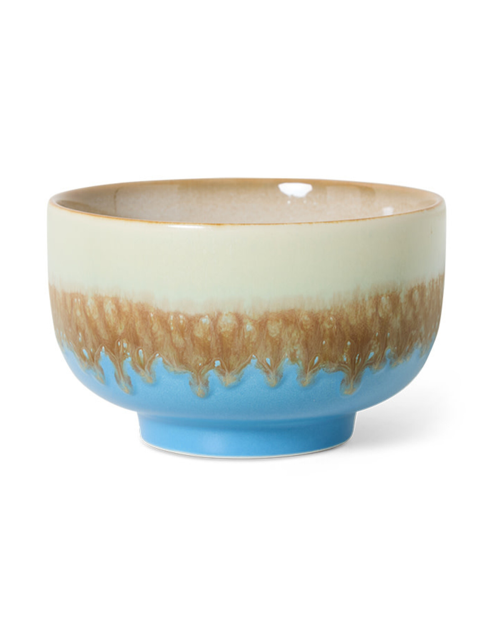 HKliving HKliving 70's Ceramics Noodle Bowl Azure