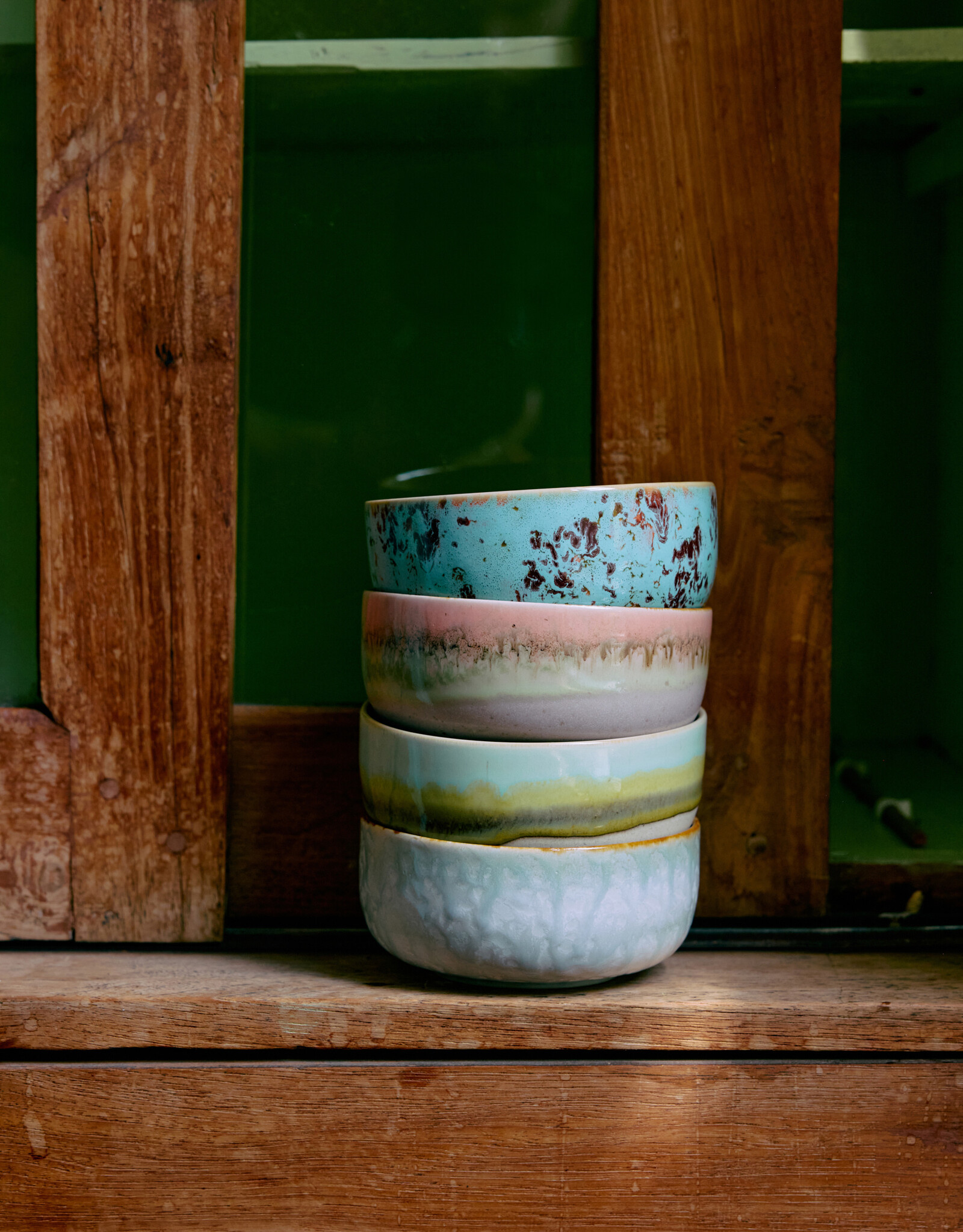 HKliving HKliving 70's Ceramics Dessert Bowl Petal