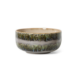 HKliving HKLIVING 70's Ceramics Dessert Bowl Fern