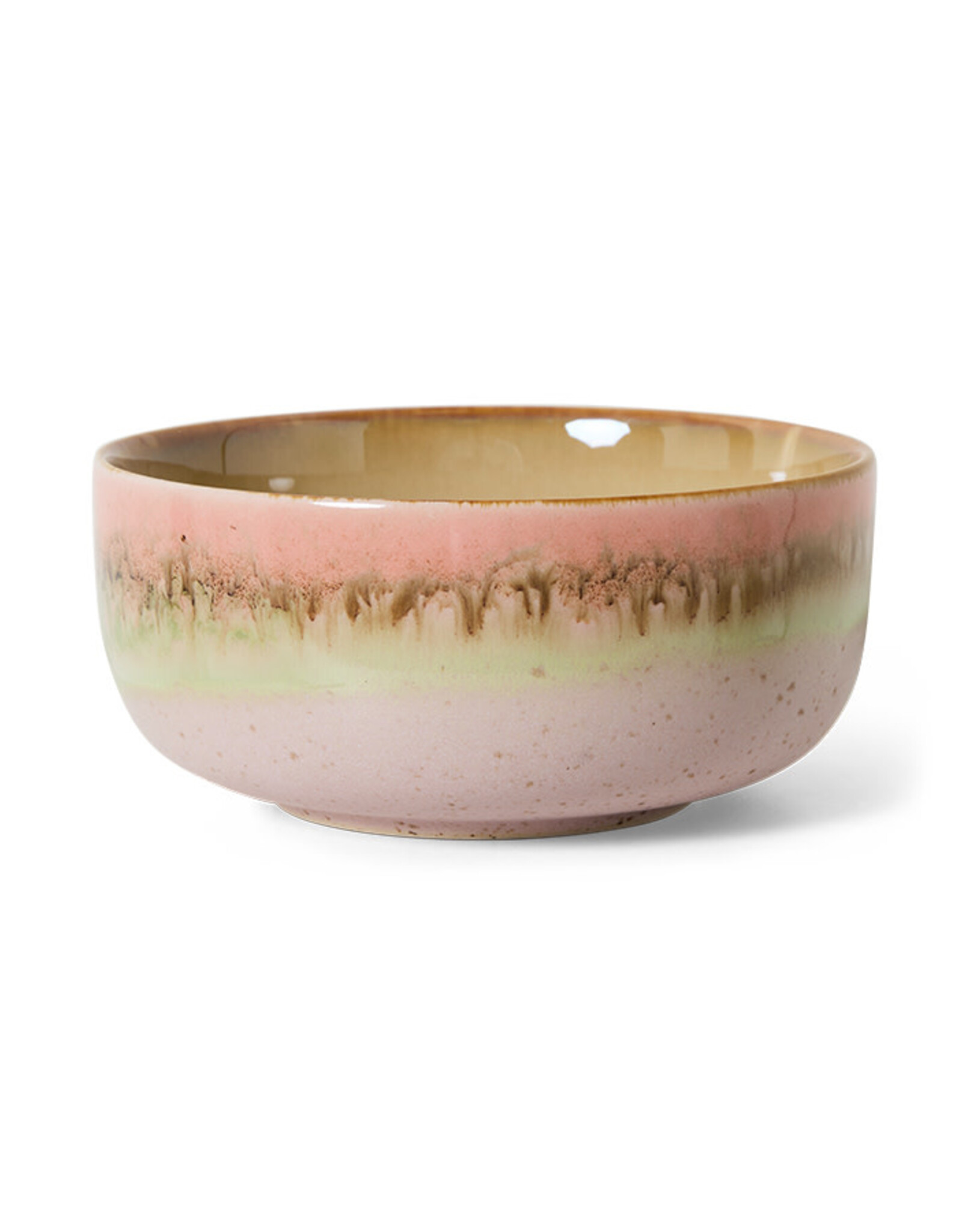HKliving HKliving 70's Ceramics Dessert Bowl Glaze
