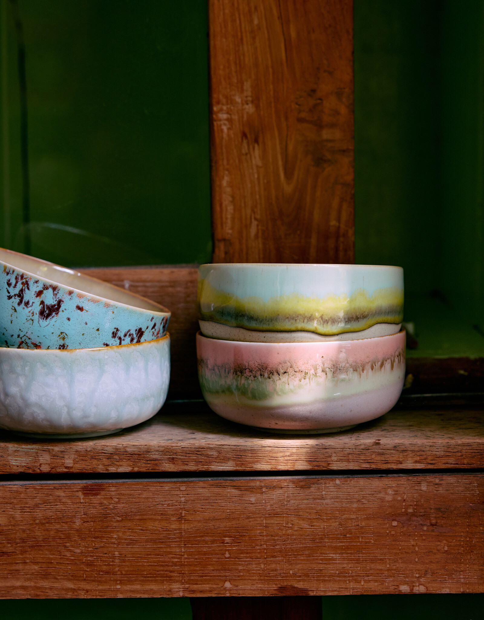 HKliving HKliving 70's Ceramics Dessert Bowl Glaze