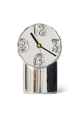 HKliving Hkliving Retro ceramic clock chrome