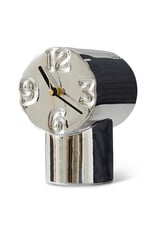 HKliving Hkliving Retro ceramic clock chrome