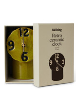 HKliving HKliving Retro ceramic clock olive
