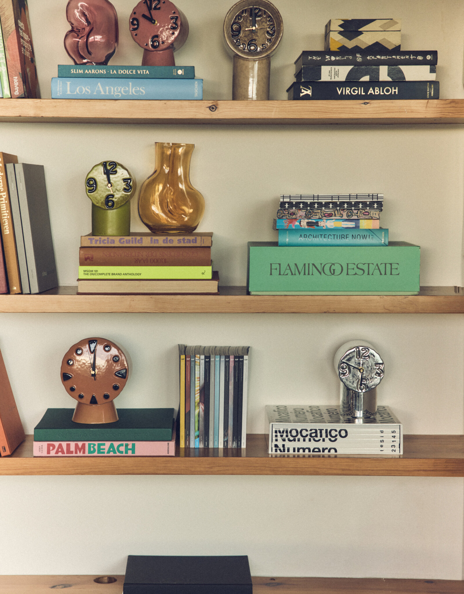 HKliving HKliving Retro ceramic clock olive