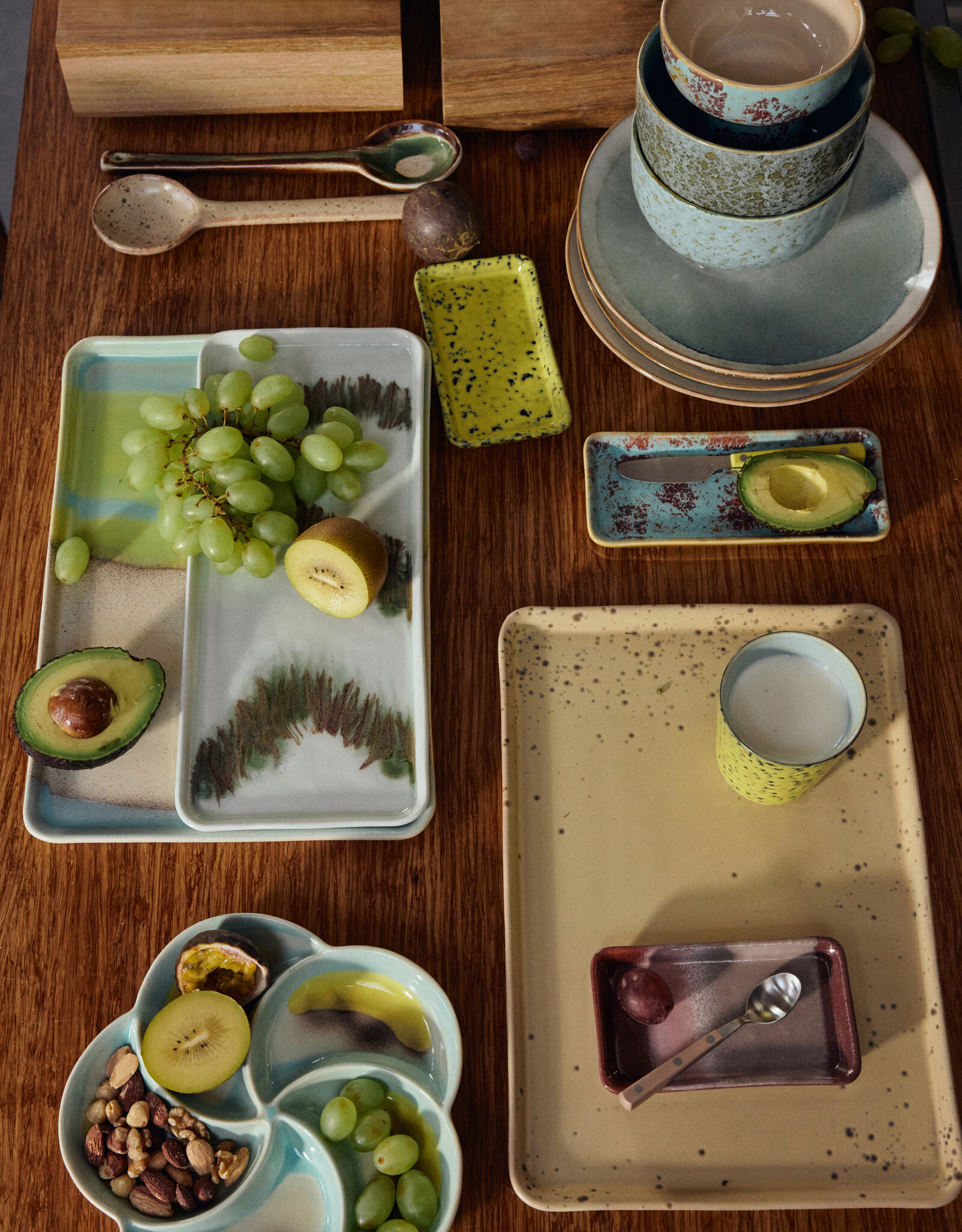 HKliving HKliving 70's ceramics small tray patina