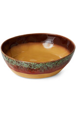 HKliving Hkliving 70's Ceramics Pasta Bowl Cove (set van 2)