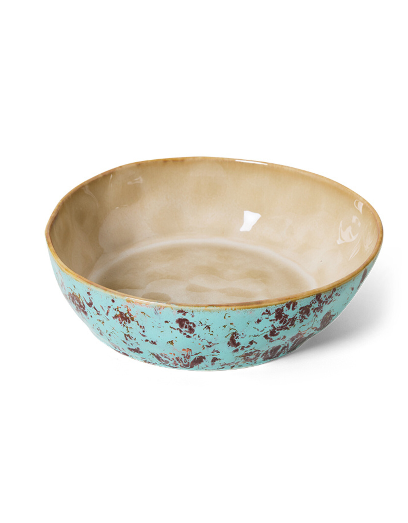 HKliving HKliving 70's Ceramics Pasta Bowls Patina (set van 2)