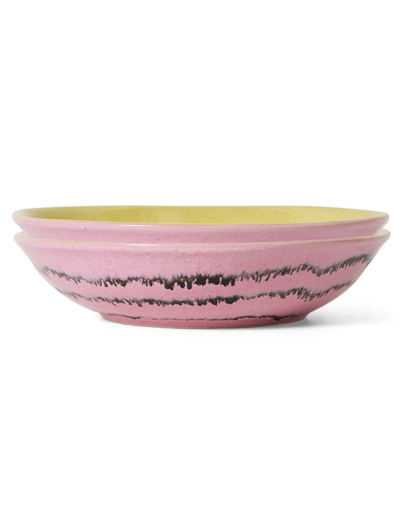 HKliving HK Living Ceramic 70's Curry Bowls Bubble set van 2