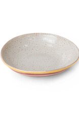 HKliving HK Living Ceramic 70's Curry Bowls Hibiscus set van 2