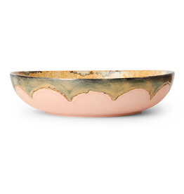 HKliving HKliving 70s ceramics salad bowl sunflower