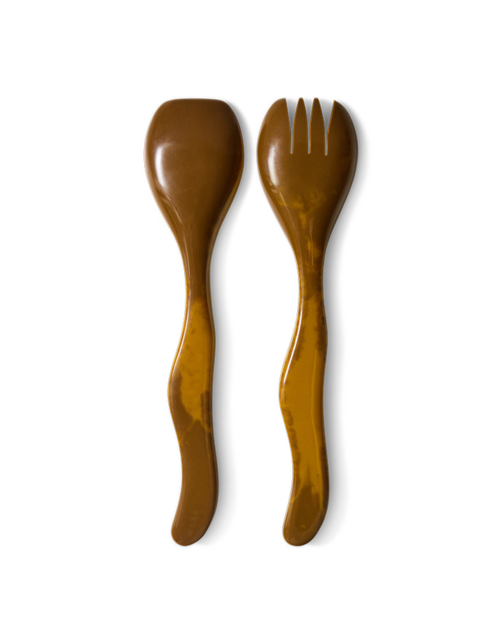 HKliving HKliving Salad Cutlery Ochre