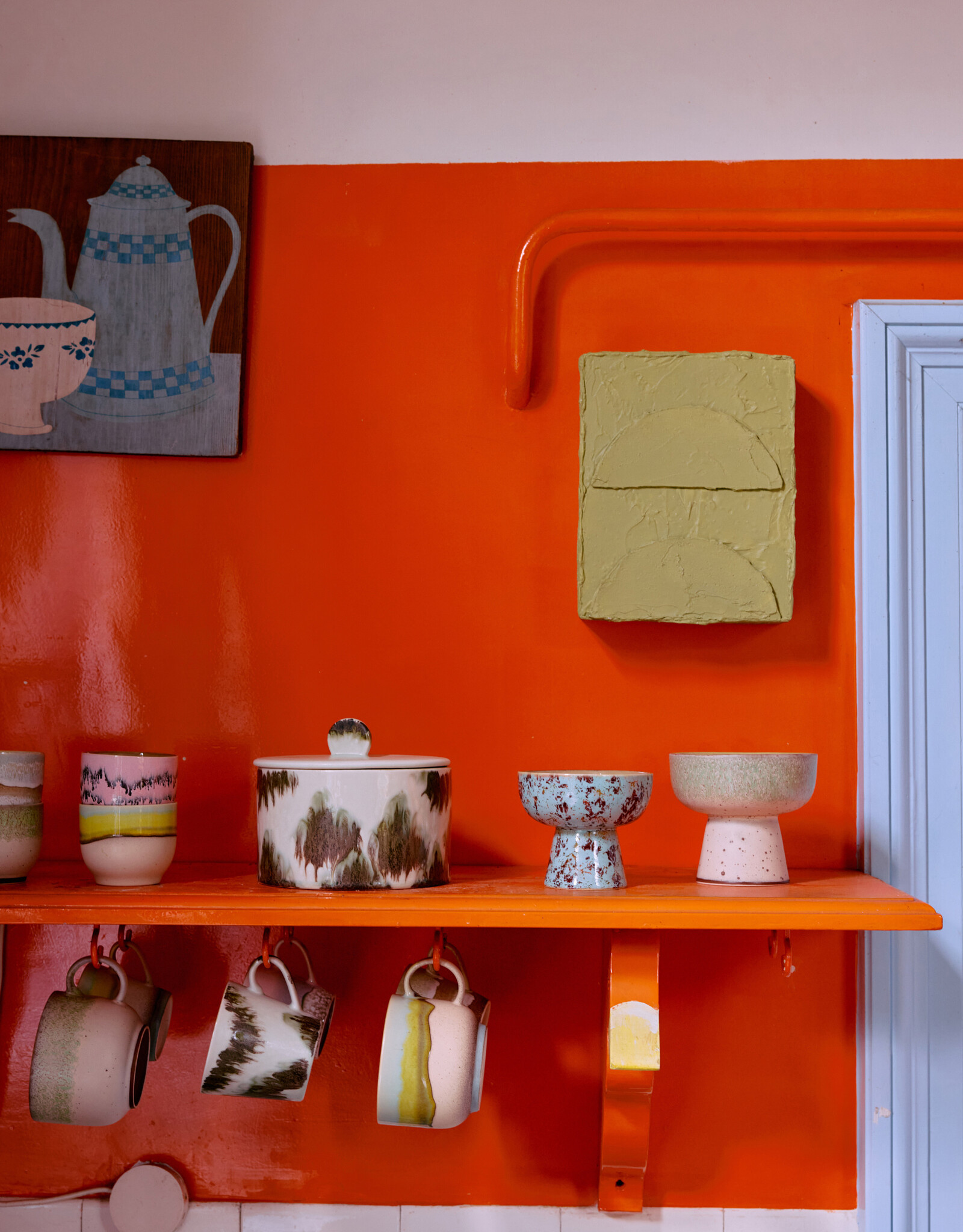HKliving HKliving 70's Ceramics Cookie Jar Tide
