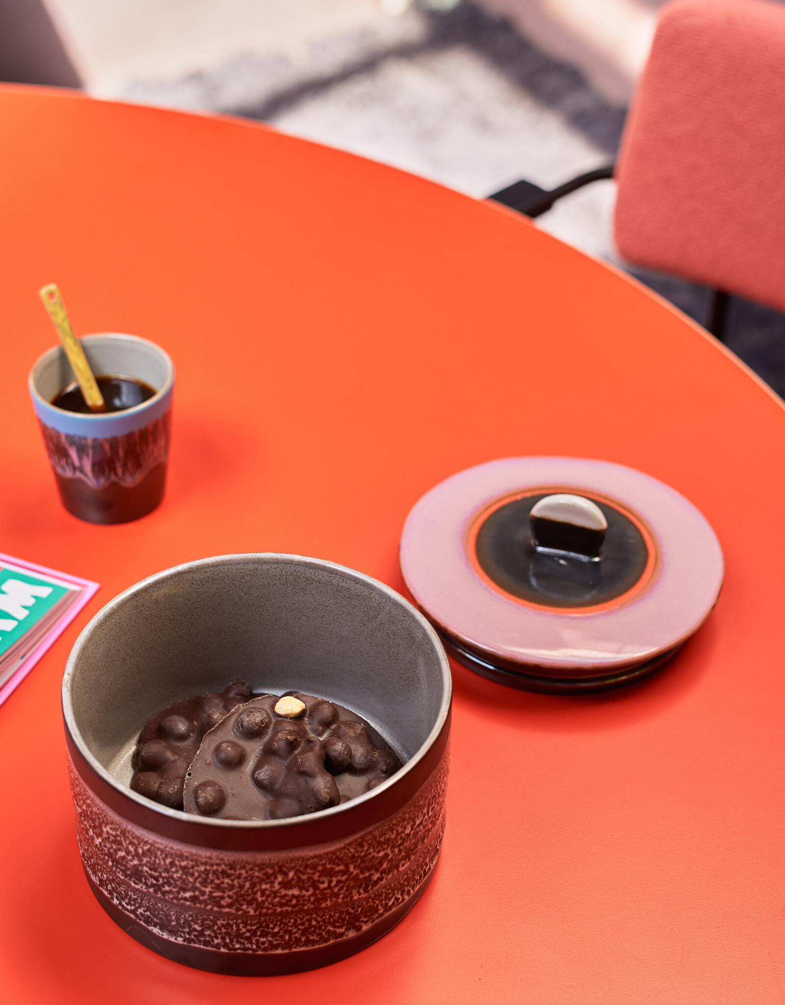 HKliving HKLiving 70's Ceramics Cookie Jar Disco