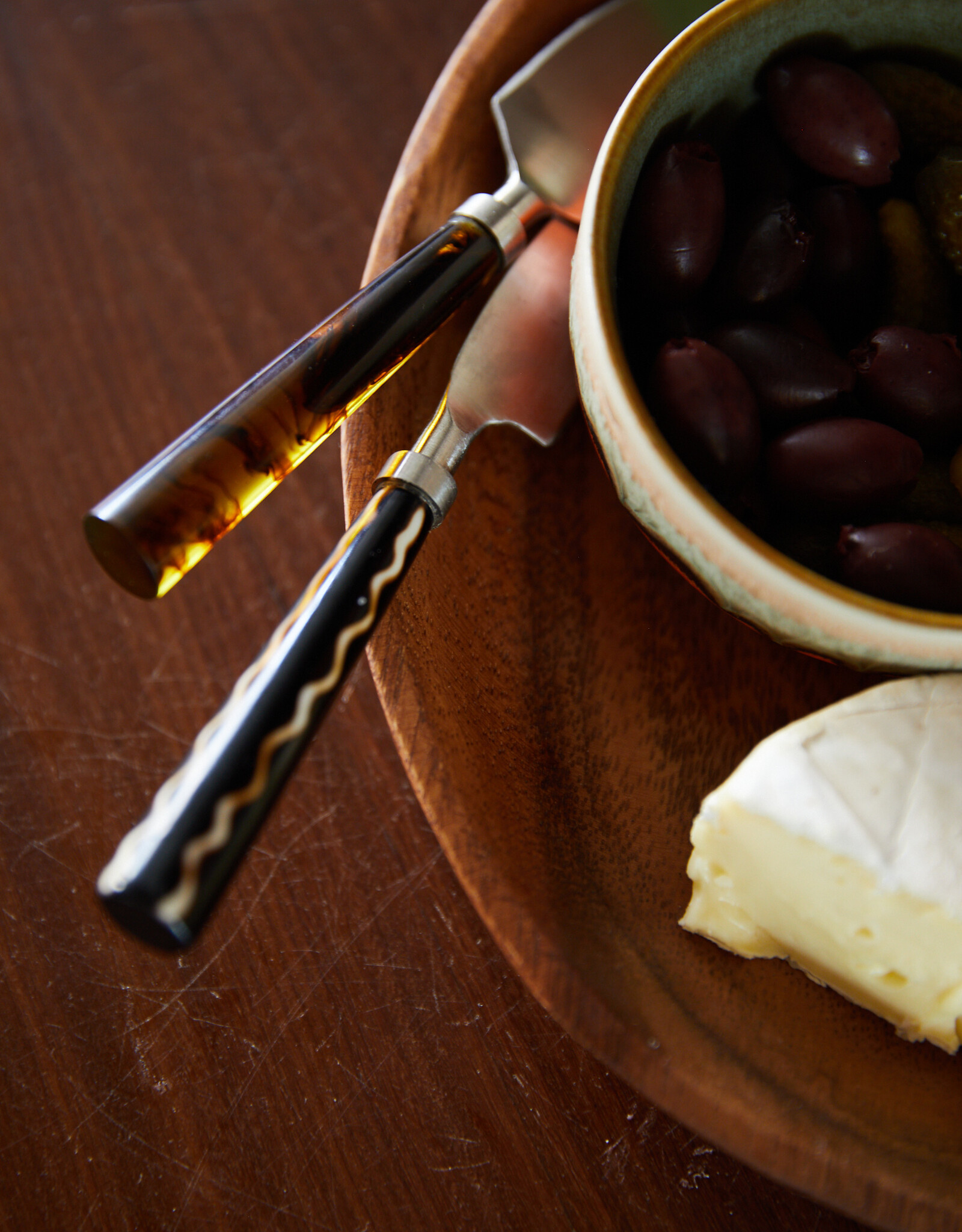HKliving Cheese Knives Havana