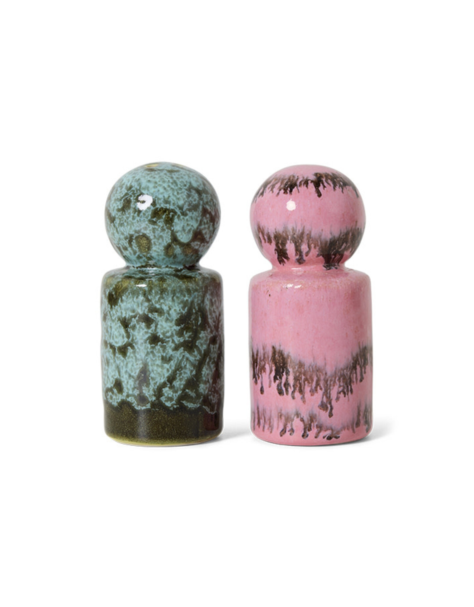 HKliving Hkliving 70's Ceramics Pepper & Salt Baroque