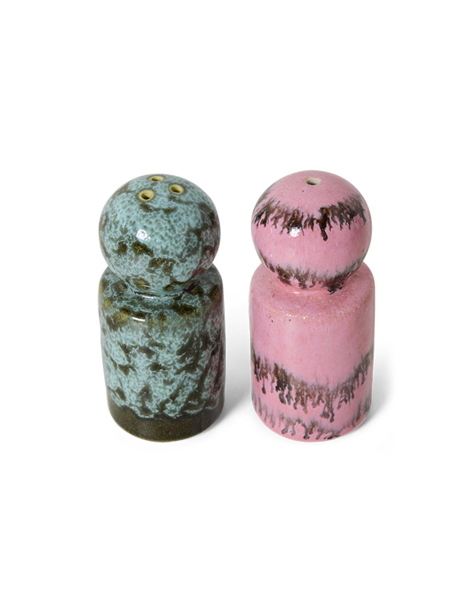 HKliving Hkliving 70's Ceramics Pepper & Salt Baroque