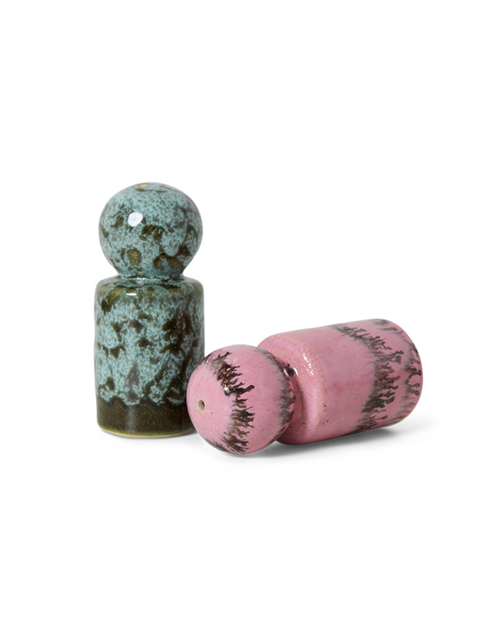 HKliving Hkliving 70's Ceramics Pepper & Salt Baroque