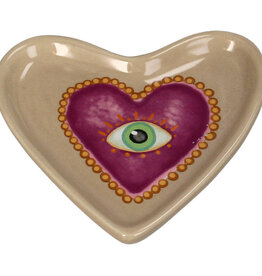 Kersten Trinket Dish Heart Dolomite Multi 8322