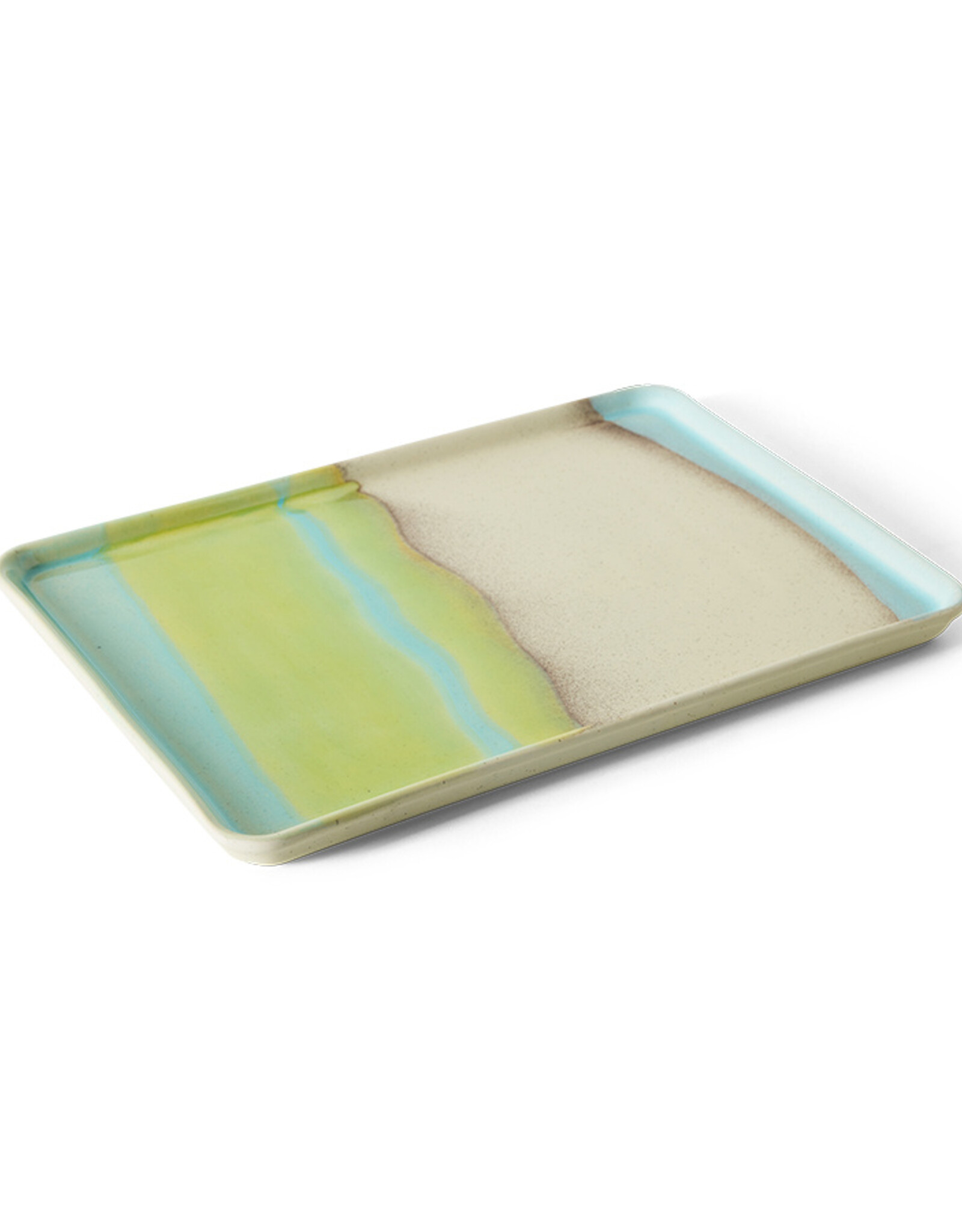 HKliving HKliving 70s Ceramics large tray Glint