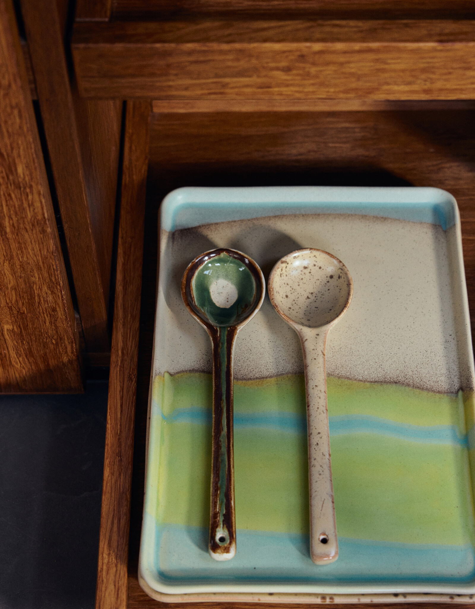 HKliving HKliving 70s Ceramics large tray Glint