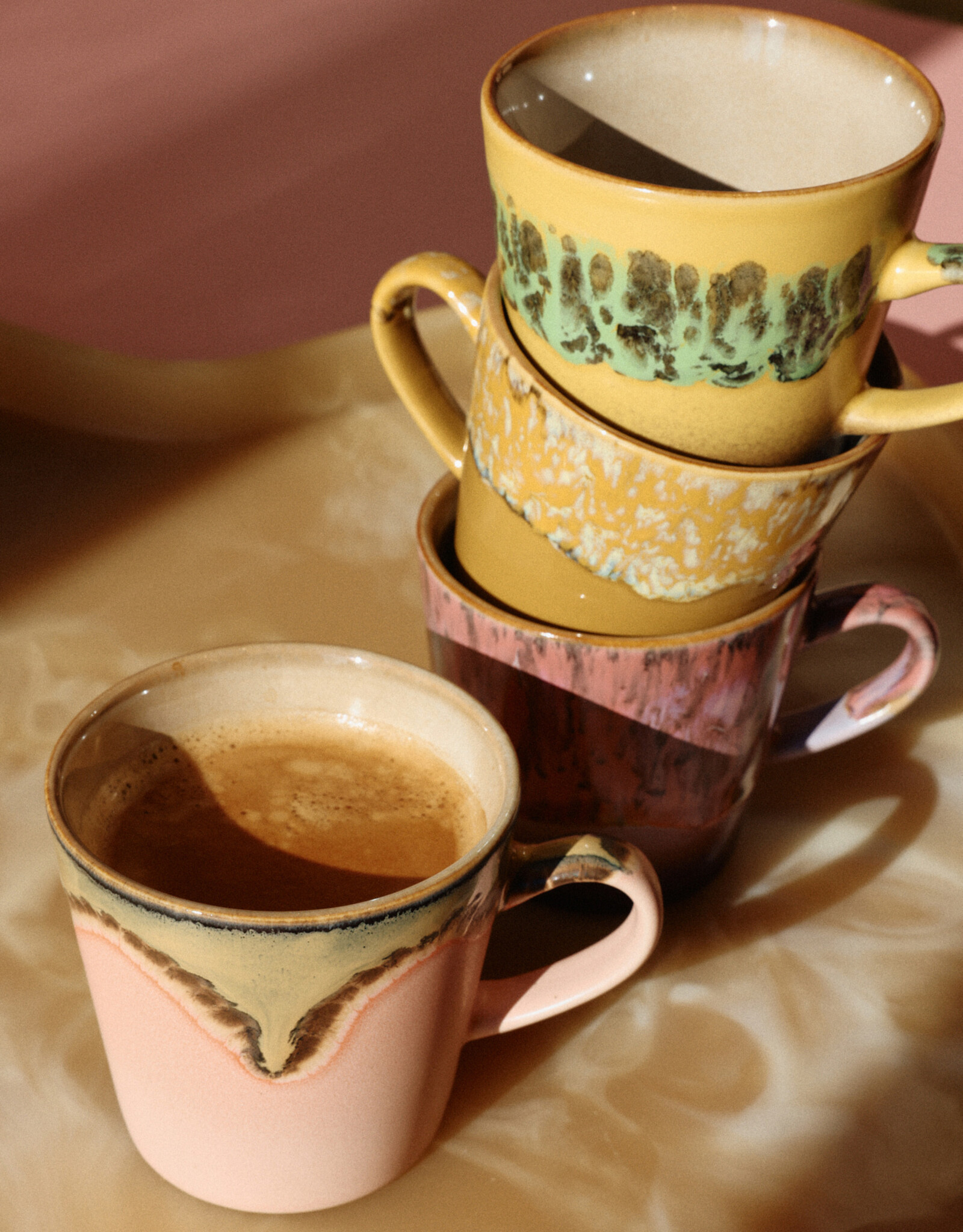 HKliving HKliving 70's Ceramics Americano Mug Blossom