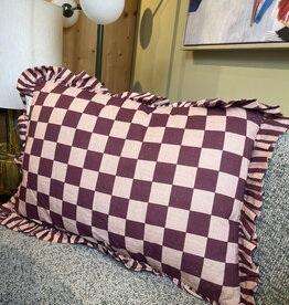 Kersten Cushion Block Ruffles Cotton Multi 40x60 cm  7293