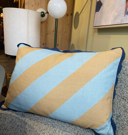 Kersten Cushion Cotton Stripes Ruffles Multi 40x60 cm 7307
