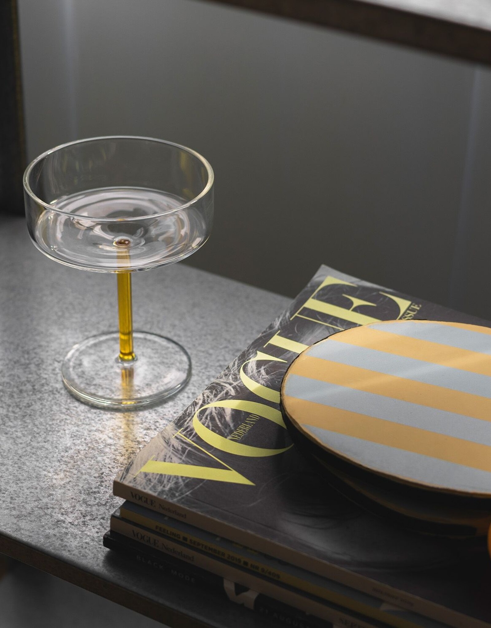 ONA ONA Fizz Champagneglas 20cl Coupe Geel  setvan2