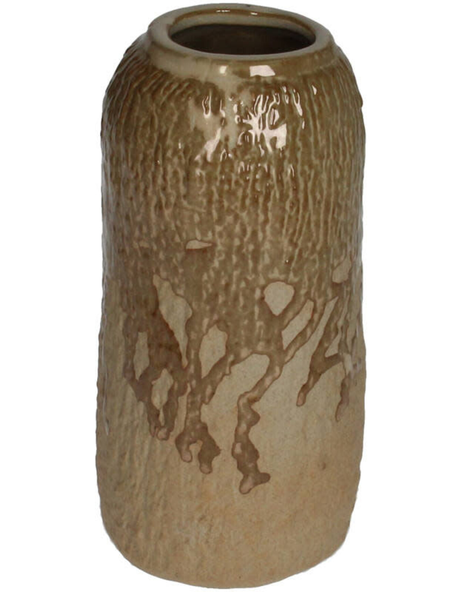 Kersten Vase Beige 8x8x20.5cm 7935