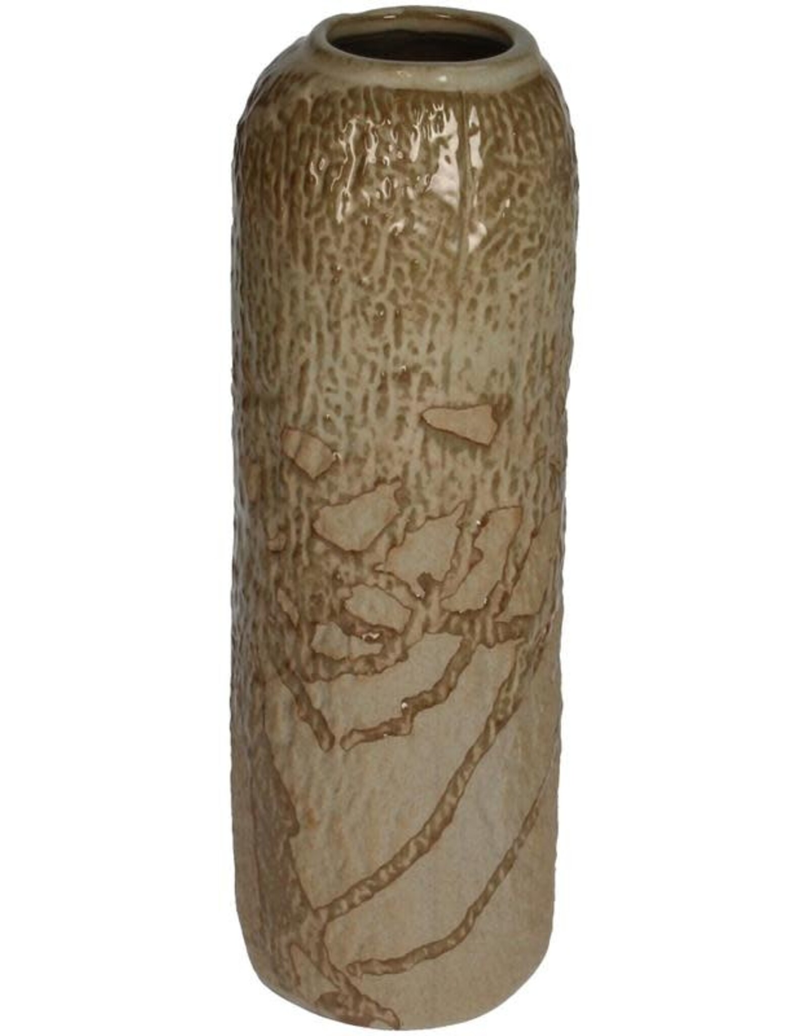Kersten Vase Beige 8x8x26cm 7936