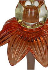 Kersten Candle Stick Palm Glass  S 8124
