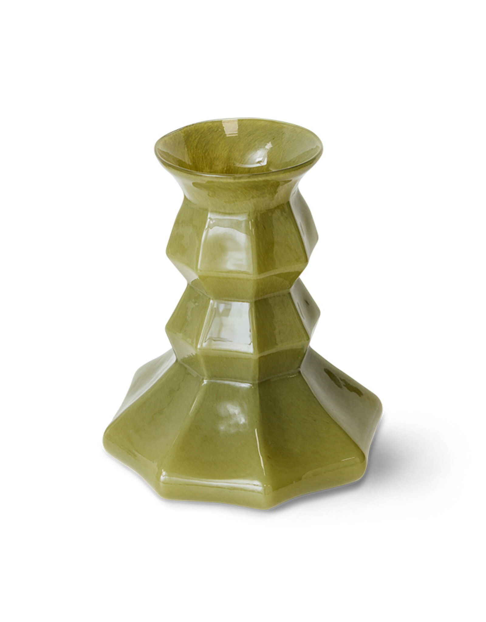 HKliving HKliving Silhouette Glass Vase Green