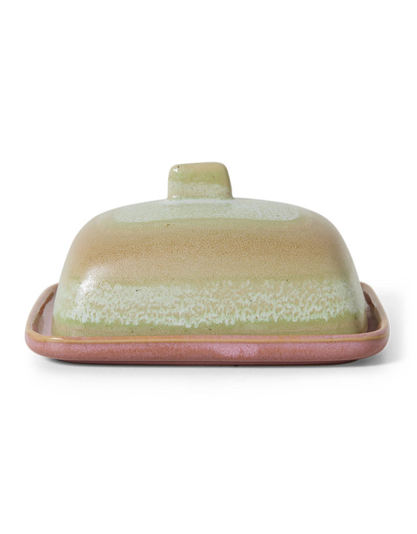 HKliving Hkliving 70's ceramics butter dish skyline