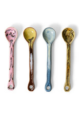HKliving HKliving 70's Ceramics Spoons Sketch (set van 4)