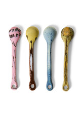 HKliving HKliving 70's Ceramics Spoons Sketch (set van 4)