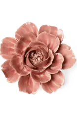 Chive Ceramic Flower Champagne Pink Rose EG37