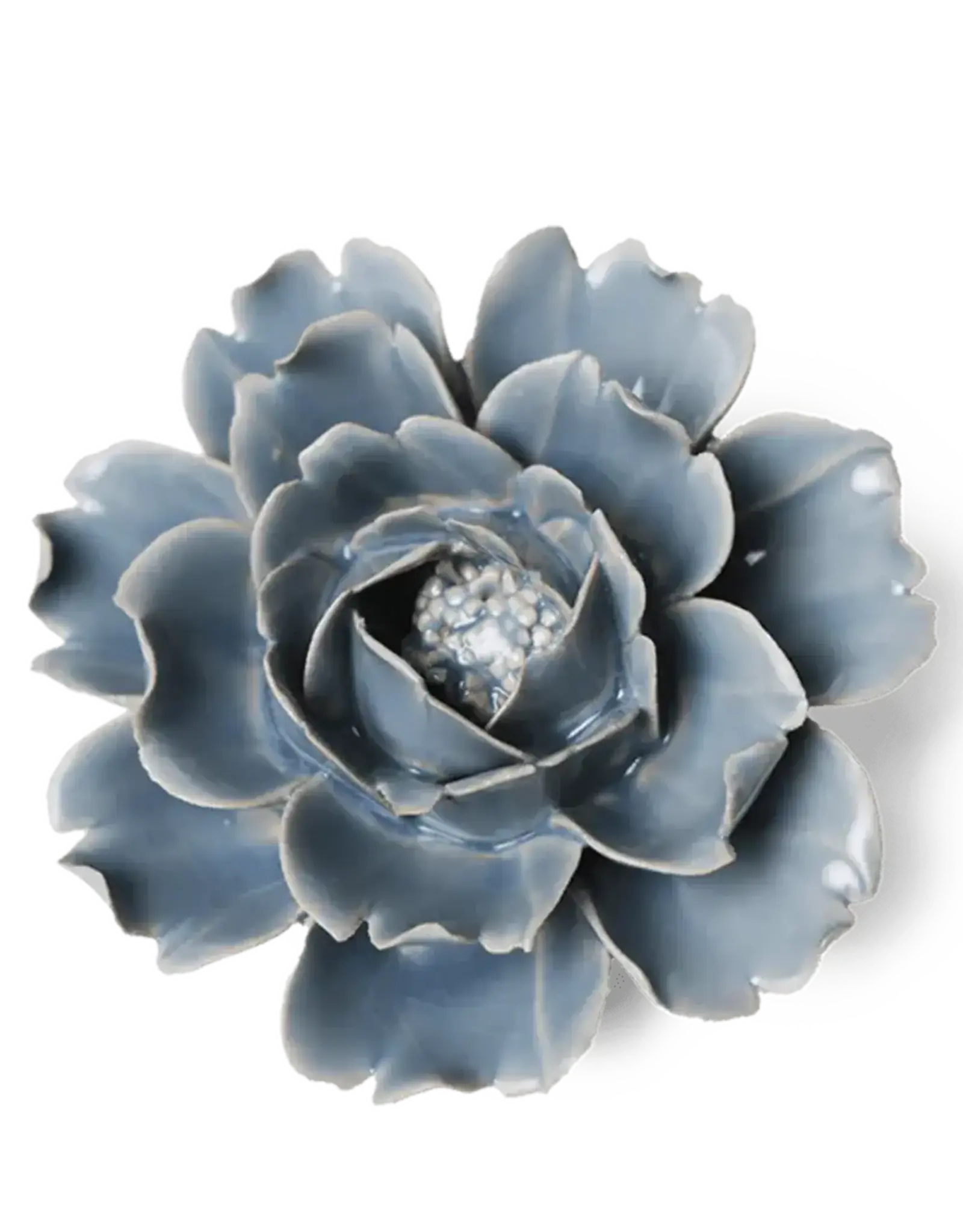 Chive Ceramic Flowers Pastel Blue Rose EG08
