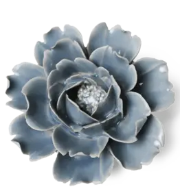 Chive Ceramic Flowers Pastel Blue Rose EG08