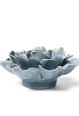 Chive Ceramic Flowers Pastel Blue Rose EG08