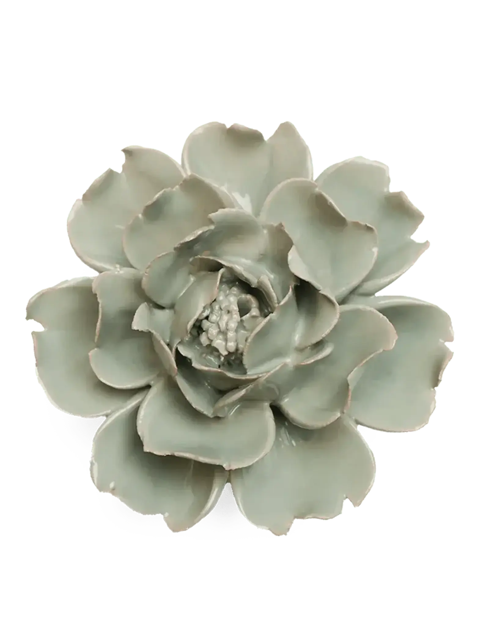 Chive Ceramic Flower Pistachio Rose EG09