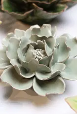 Chive Ceramic Flower Pistachio Rose EG09