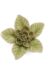 Chive Ceramic Flowers Green Lotus EG18