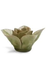 Chive Ceramic Flowers Green Lotus EG18