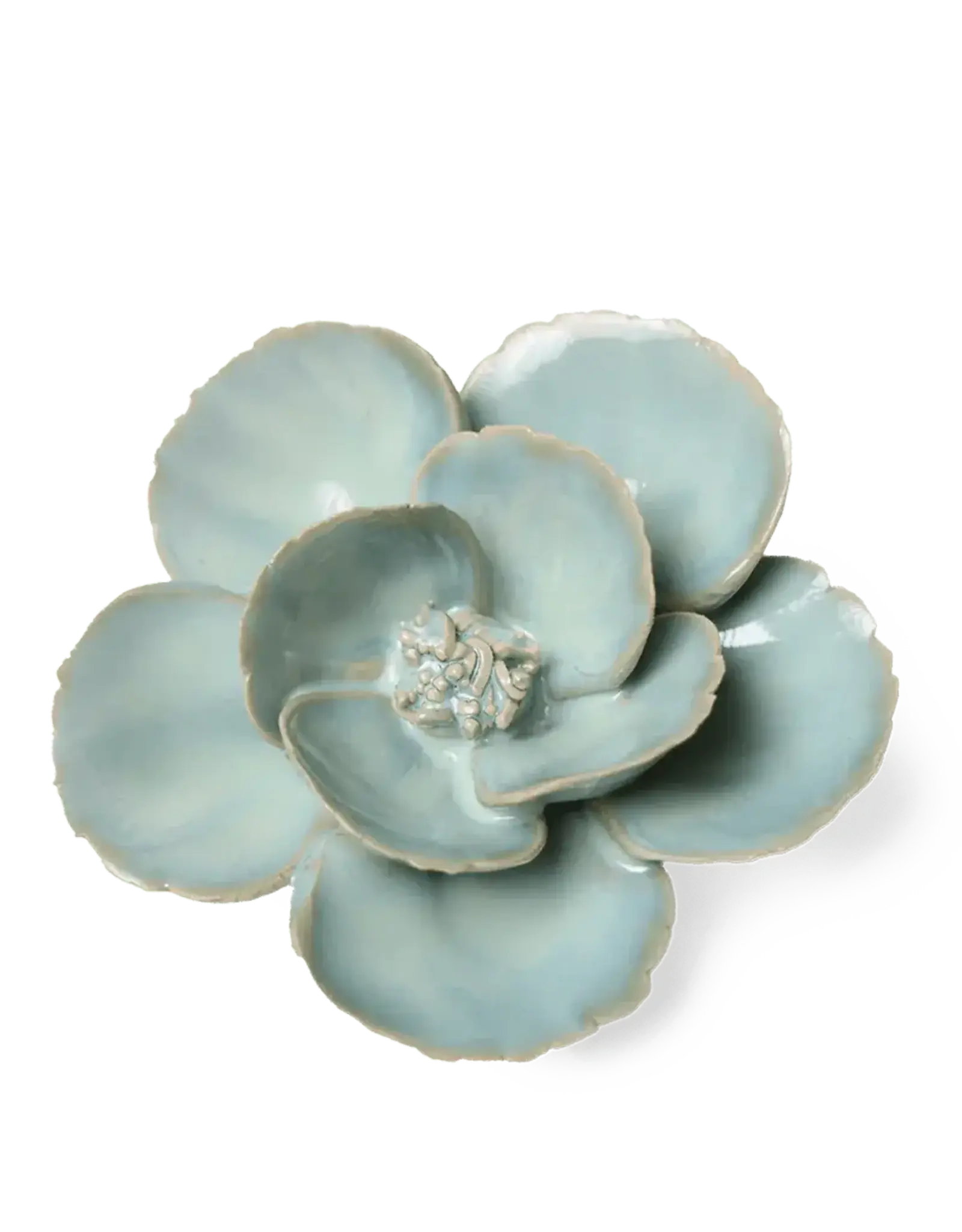 Chive Ceramic Flowers Milk Teal Poppy EG19