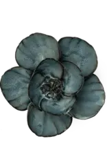 Chive Ceramic Flower Navy Poppy FR07